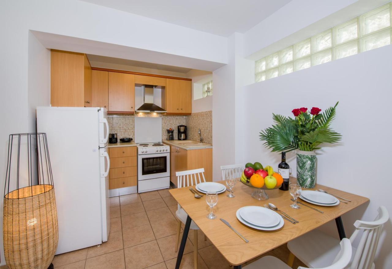 Manolia Dream Apartment 30M To The Beach Agia Marina Dış mekan fotoğraf