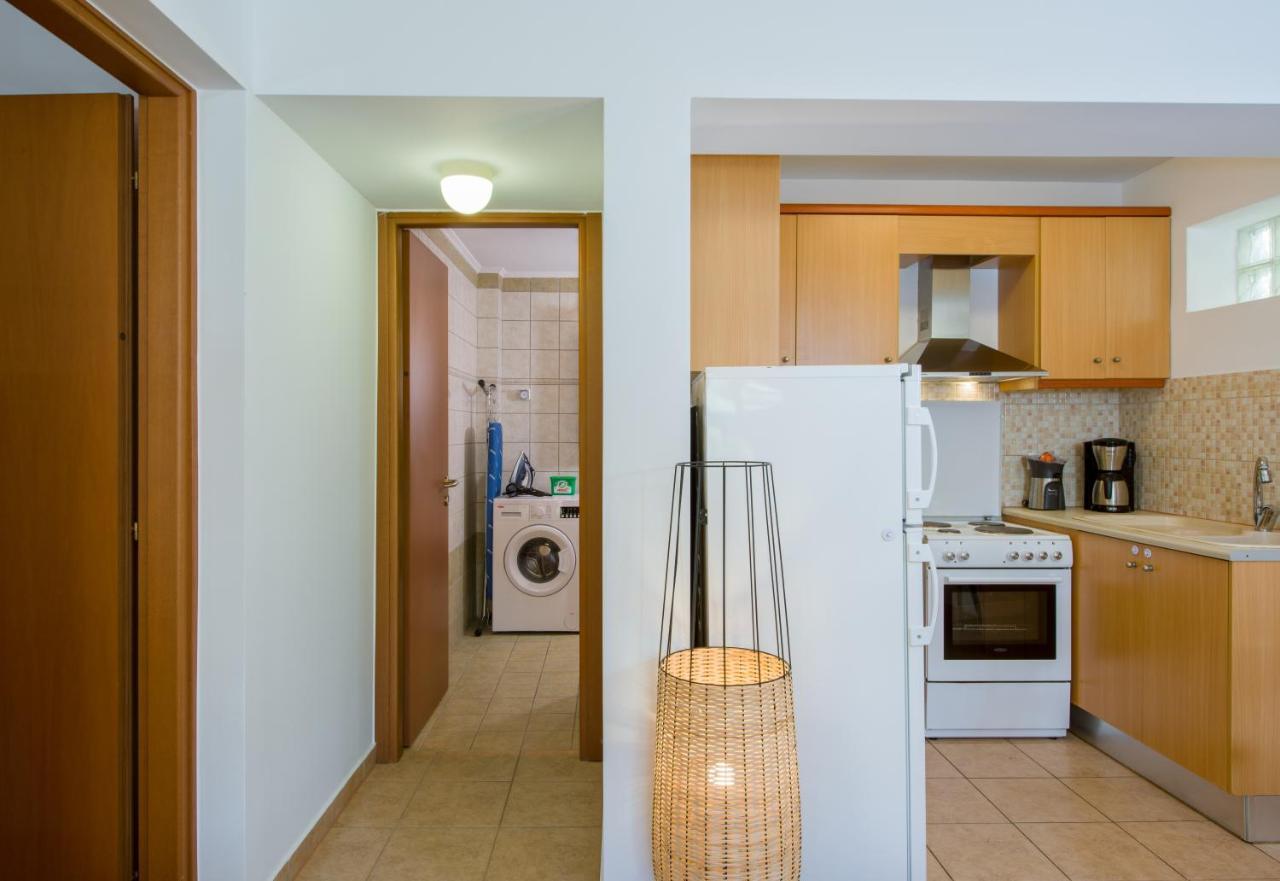 Manolia Dream Apartment 30M To The Beach Agia Marina Dış mekan fotoğraf