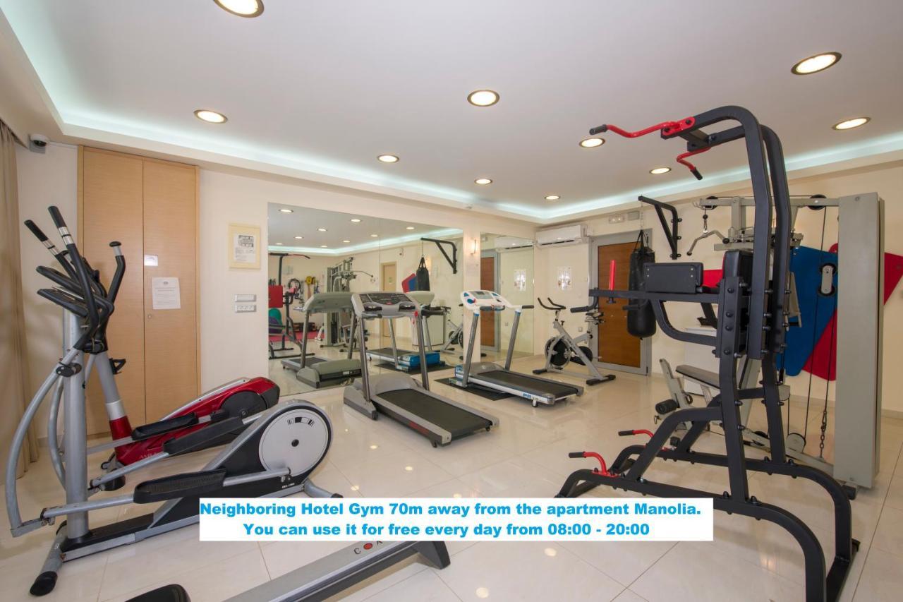 Manolia Dream Apartment 30M To The Beach Agia Marina Dış mekan fotoğraf